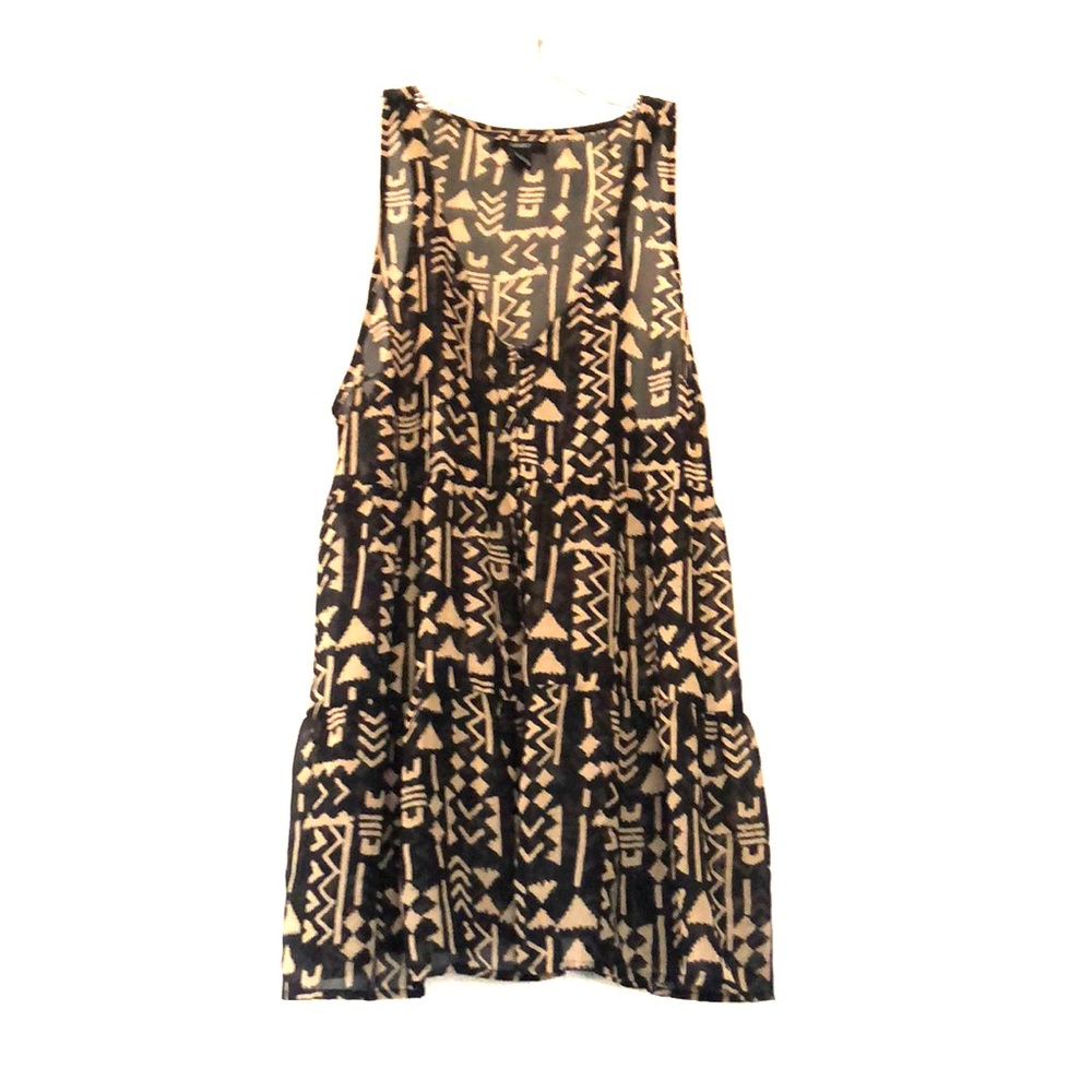 Transparent Patterned Breezy Tunic